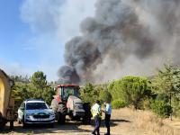 Incêndio já lavra no concelho de Mação. EN 3 está cortada. Não há aldeias em perigo (C/ Áudio)