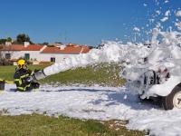 Heliporto foi cenário de exercício da Proteção Civil (c/fotos)