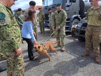 Ministra veio ver a capacidade da Unidade de Apoio Militar de Emergência que está preparada para lidar com catástrofes (c/áudio e fotos)