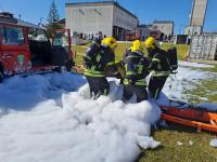 Heliporto foi cenário de exercício da Proteção Civil (c/fotos)