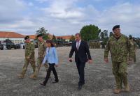 Ministra veio ver a capacidade da Unidade de Apoio Militar de Emergência que está preparada para lidar com catástrofes (c/áudio e fotos)
