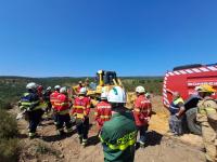 Comando do Médio Tejo organiza formação com uso de máquinas de rastos (c/áudio, vídeo e fotos)