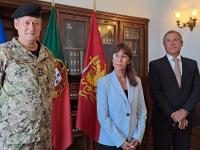 Ministra veio ver a capacidade da Unidade de Apoio Militar de Emergência que está preparada para lidar com catástrofes (c/áudio e fotos)