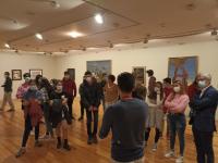 Uma conversa da pintora Ana Vidigal com alunos da Escola Manuel Fernandes (C/ÁUDIO e FOTOS)