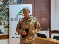 Ministra veio ver a capacidade da Unidade de Apoio Militar de Emergência que está preparada para lidar com catástrofes (c/áudio e fotos)
