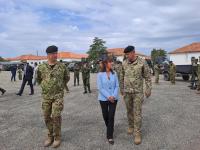 Ministra veio ver a capacidade da Unidade de Apoio Militar de Emergência que está preparada para lidar com catástrofes (c/áudio e fotos)