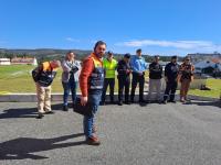 Heliporto foi cenário de exercício da Proteção Civil (c/fotos)