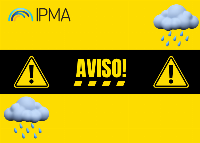 Ler notícia: IPMA eleva para 12 os distritos sob aviso amarelo devido à chuva