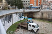 Mural artístico instalado no Jardim da Fonte da Boneca