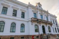 Relógio monumental volta a ‘dar horas’ nos Paços do Concelho (c/fotos)