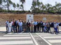 Nacional 2 já tem marco que assinala o ponto central da estrada que «rasga» o país (c/áudio)