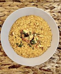 Ler notícia: Sopa de Grão com Espinafres, Risoto de Camarão e Petit Gâteau de Chocolate