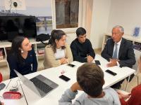 Marcelo Rebelo de Sousa participa em reunião de jovens rotários abrantinos (C/FOTOS)