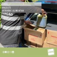 Ler notícia: ASAE apreende 450 litros de azeite falsificado comercializado nas redes sociais