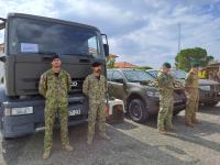 Ministra veio ver a capacidade da Unidade de Apoio Militar de Emergência que está preparada para lidar com catástrofes (c/áudio e fotos)