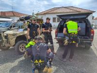 Ministra veio ver a capacidade da Unidade de Apoio Militar de Emergência que está preparada para lidar com catástrofes (c/áudio e fotos)