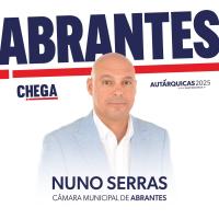 Ler notícia: Nuno Serras é o candidato do CHEGA à Câmara de Abrantes