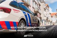 Ler notícia: PSP com operação de larga escala em Abrantes, Entroncamento e Tomar