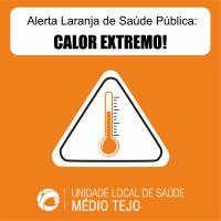 Ler notícia: Médio Tejo entra em alerta laranja de saúde pública 