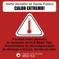 Médio Tejo com calor e noites tropicais entra em alerta vermelho de saúde (c/áudio)
