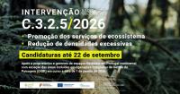 Ler notícia: Apoio à Redução de Densidades Excessivas com candidaturas abertas