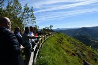 Secretário de Estado das florestas visitou área afetada e levou um trator florestal para o concelho