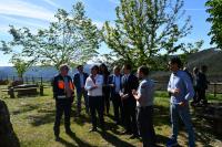 Secretário de Estado das florestas visitou área afetada e levou um trator florestal para o concelho