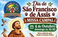Ler notícia: Associação Guardiões de Patas do Alto Alentejo celebra Dia de São Francisco de Assis com momento dedicado aos animais