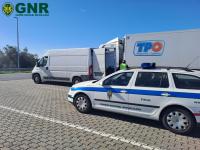 GNR passa 330 autos em operação de fiscalização sobre transporte de mercadorias