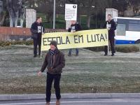 Mil professores reafirmam em Santarém e Abrantes palavras de ordem em defesa da carreira (c/ áudio e fotos)