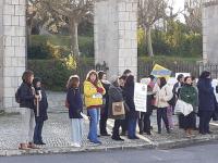 Mil professores reafirmam em Santarém e Abrantes palavras de ordem em defesa da carreira (c/ áudio e fotos)