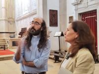 Ministra da Cultura conheceu a Igreja Matriz, a Casa-Memória e Jardim Horto de Camões (c/áudio e fotos)