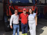 Rotaract e Interact entregam bens recolhidos em campanha aos Bombeiros (c/áudio)