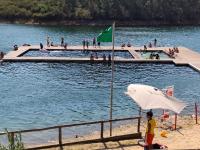 Abertura da época balnear com hastear da Bandeira Azul nas praias fluviais de Aldeia do Mato e Fontes (c/áudio)