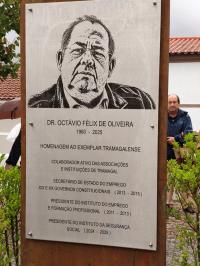 Tramagal homenageia Octávio Félix de Oliveira com memorial no dia em que a vila assinala 40 anos