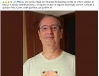 Ler notícia: Desapareceu no dia 12 e continua por localizar  