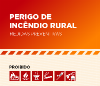Ler notícia: Vinte e quatro concelhos de cinco distritos do país em risco muito elevado de incêndio