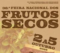 Ler notícia: 38.ª Feira Nacional dos Frutos Secos de 2 a 5 de outubro