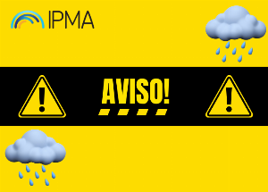 Ler notícia: IPMA eleva para 12 os distritos sob aviso amarelo devido à chuva