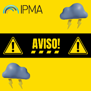 Ler notícia: Doze distritos sob aviso amarelo partir de hoje devido à chuva e trovoada