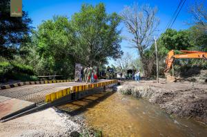 Ler notícia: Ponte militar facilita travessia no Rio Torto enquanto decorrem as obras na ponte da estação (ATUALIZADA)