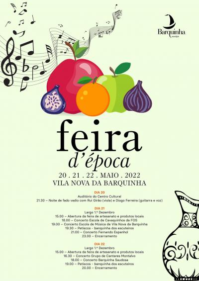 Cartaz Feira de Época regressa ao parque ribeirinho