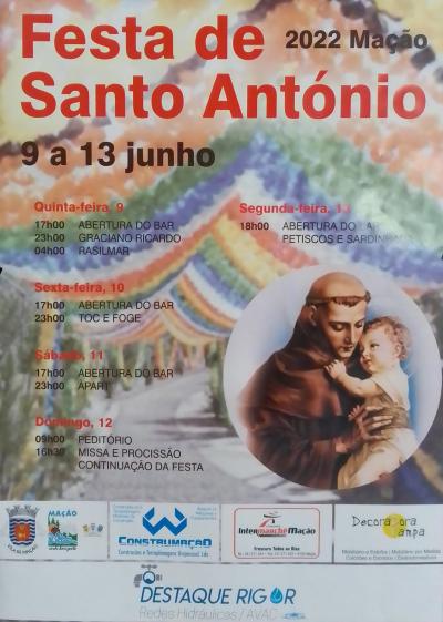 Cartaz Festas de Santo António