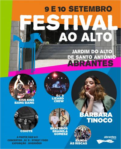 Cartaz Festival ao Alto - Alto de Santo António