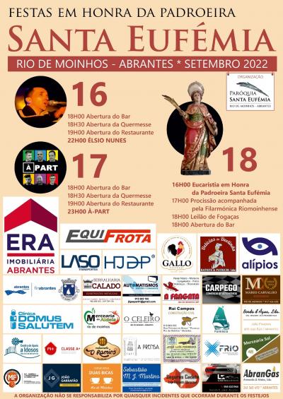 Cartaz Festas em Honra de Santa Eufémia