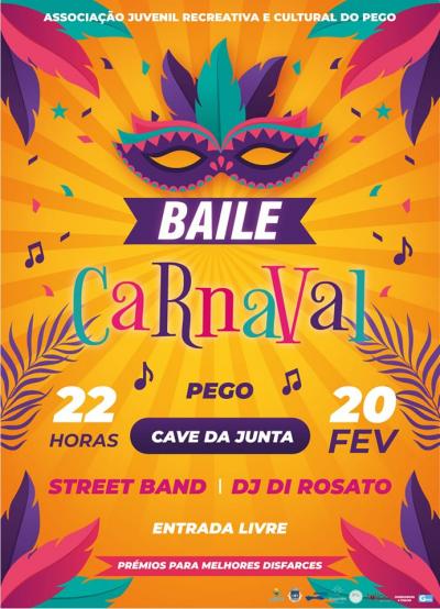 Cartaz Baile de Carnaval