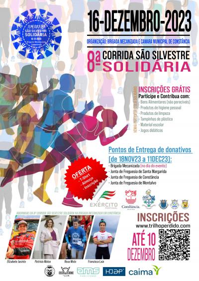 Cartaz 8ª Corrida Solidária São Silvestre