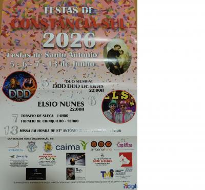 Cartaz Festa de Constância Sul