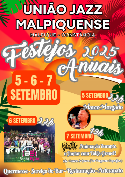 Cartaz Festejos Anuais Malpique