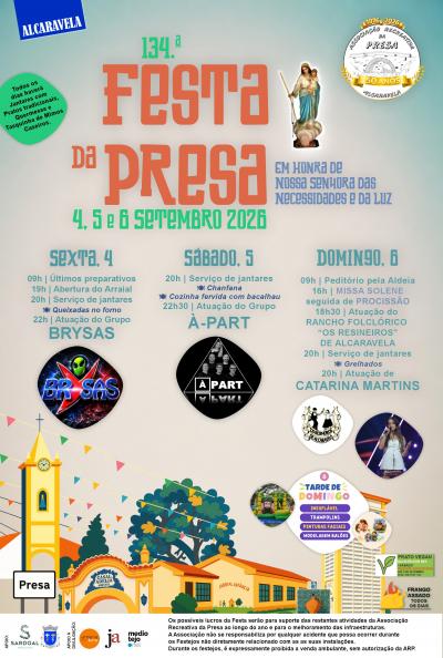Cartaz Festa da Presa